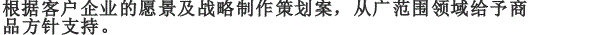PREAL根据客户企业的愿景及战略制作策划案，从广范围领域给予商品方针支持。